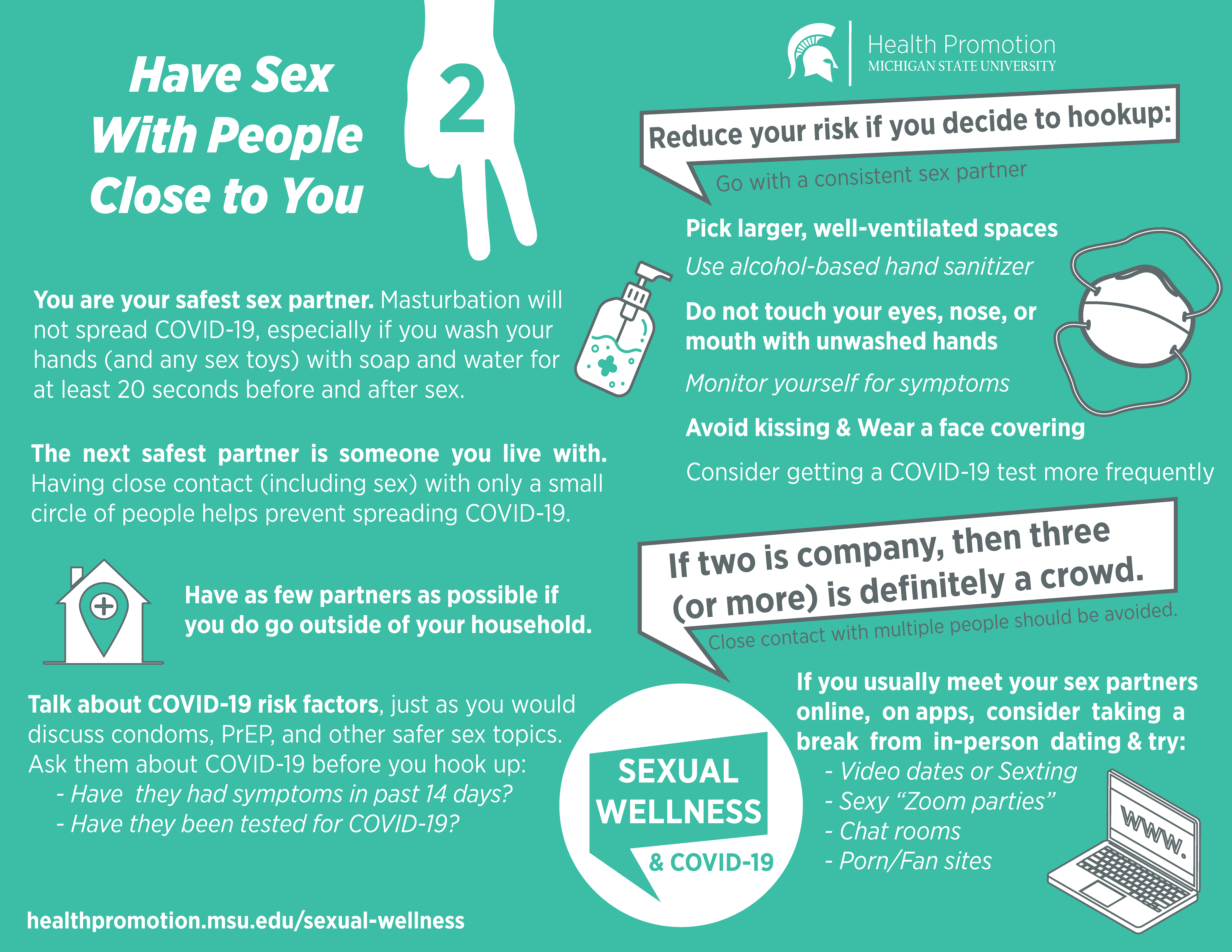 Have sex with people you know