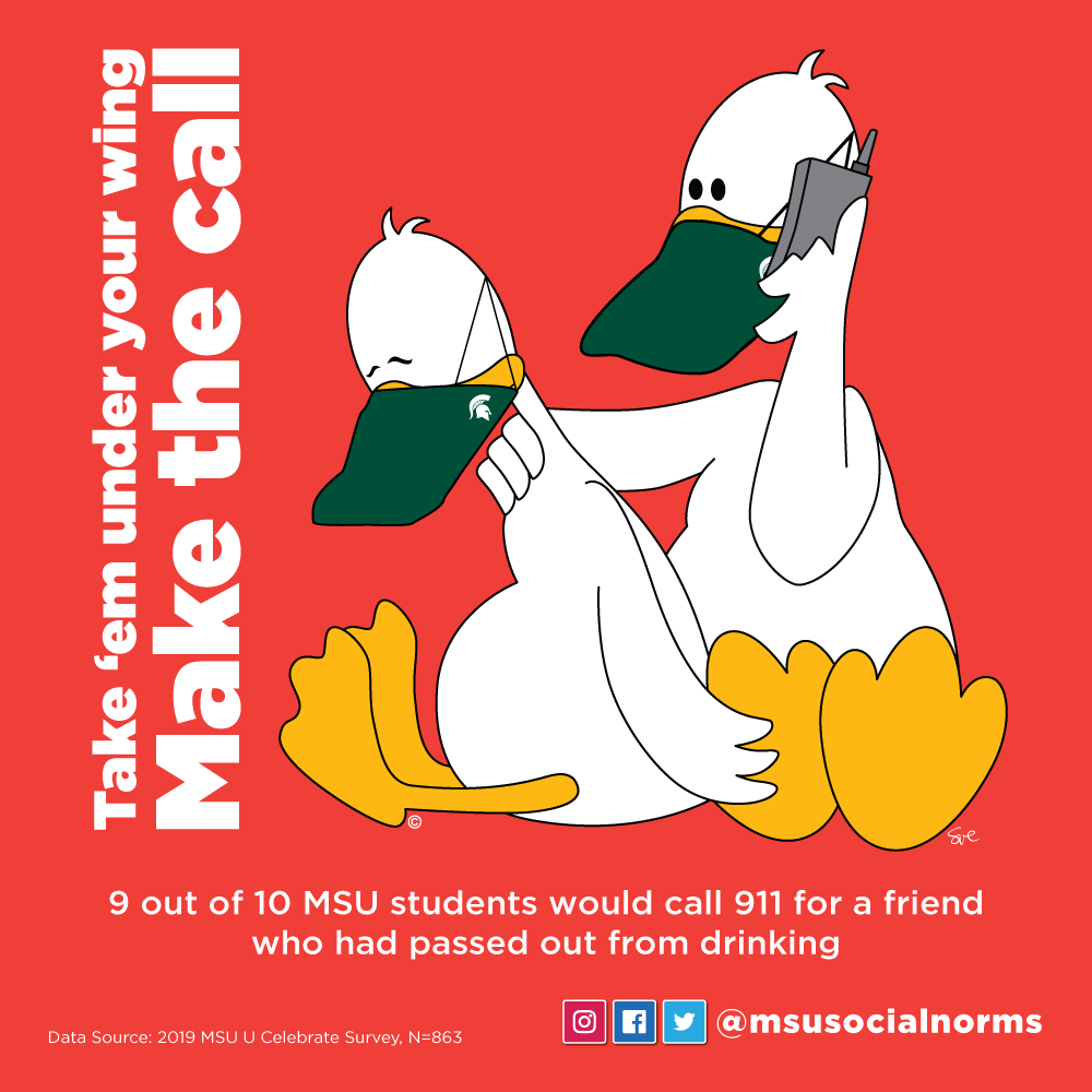 Make the Call Duck Poster
