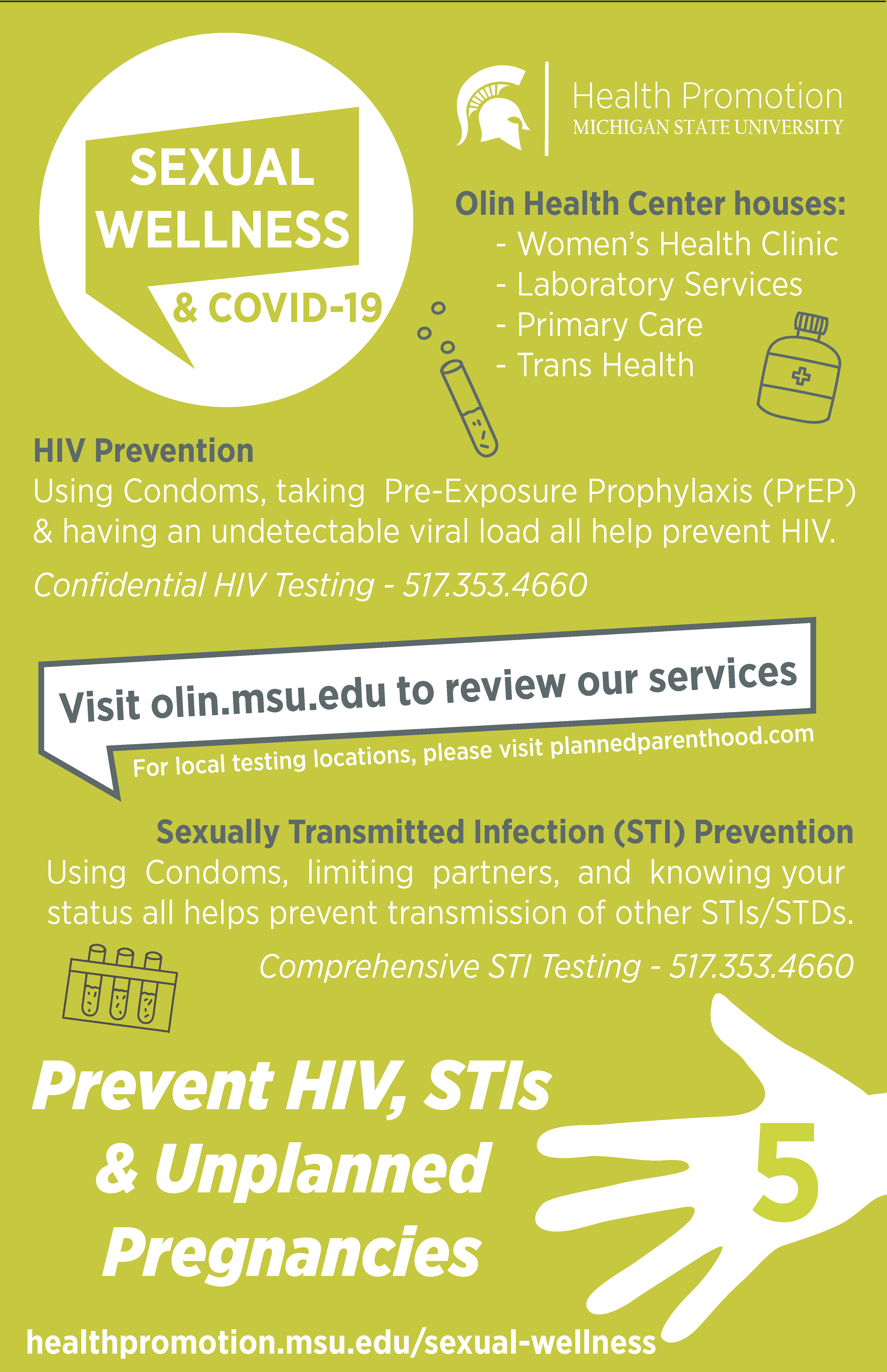 Prevent HIV. STIs and unplanned pregnancies
